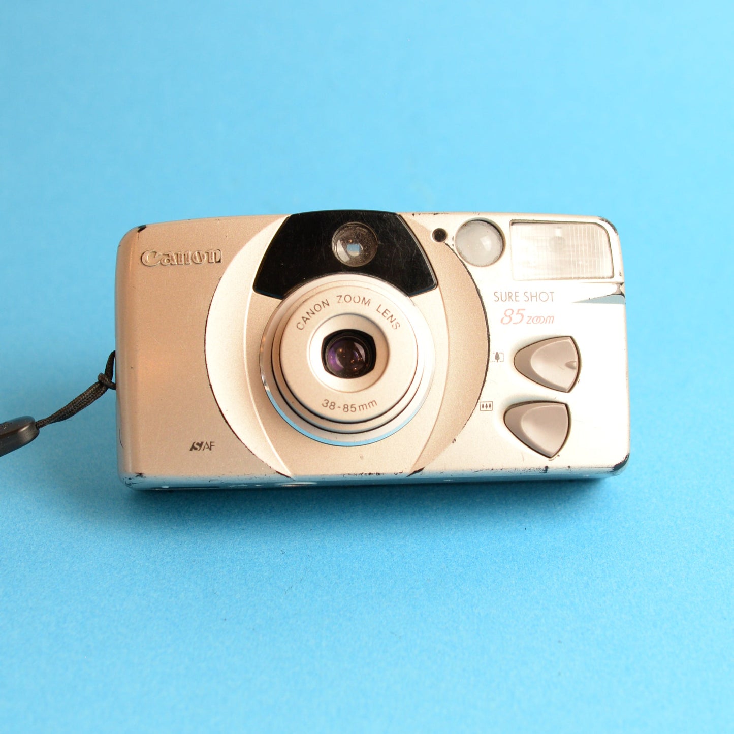 Canon SureShot 85 Zoom Film Camera | 35mm Point & Shoot | Tested & Working | Silver