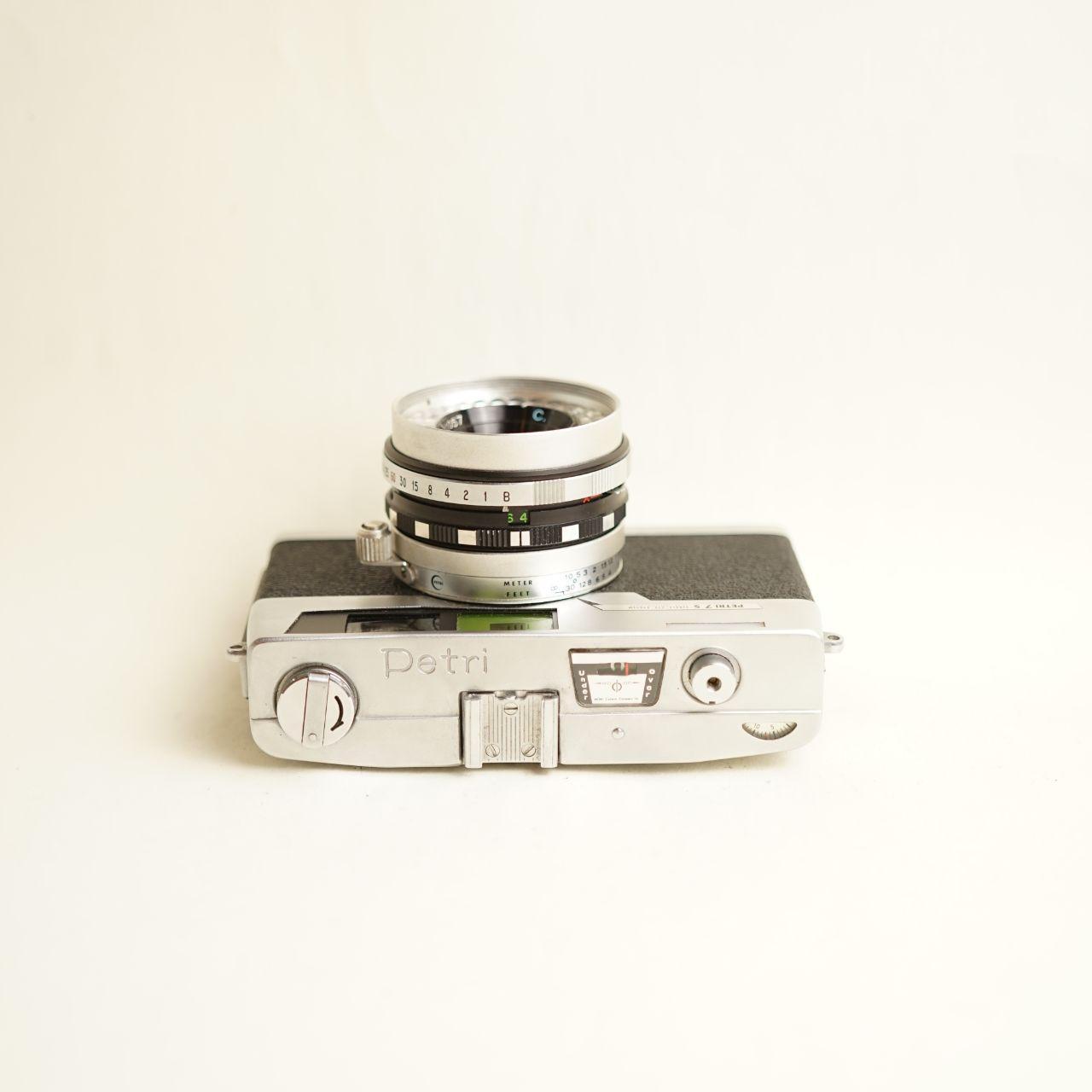 Petri 7S Film Camera | 35mm Rangefinder | Read Description | Silver & Black