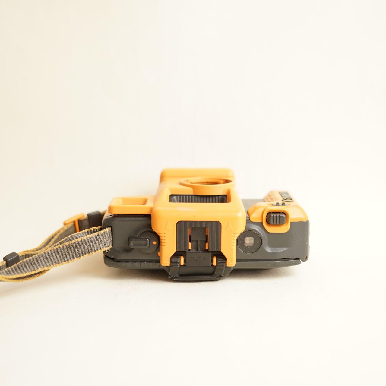 Canon Aqua Snappy (AS-6) Film Camera | 35mm Point & Shoot | Tested & Working | Yellow