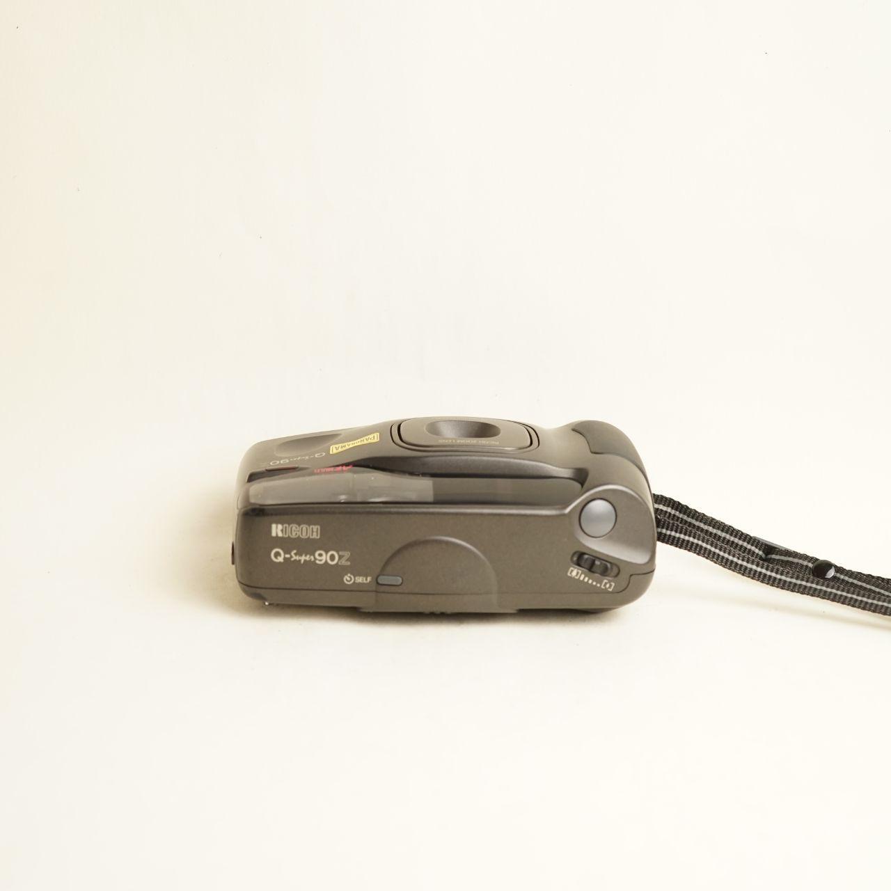 Ricoh Q-Super 90Z Film Camera | 35mm Point & Shoot | Tested & Working | Grey