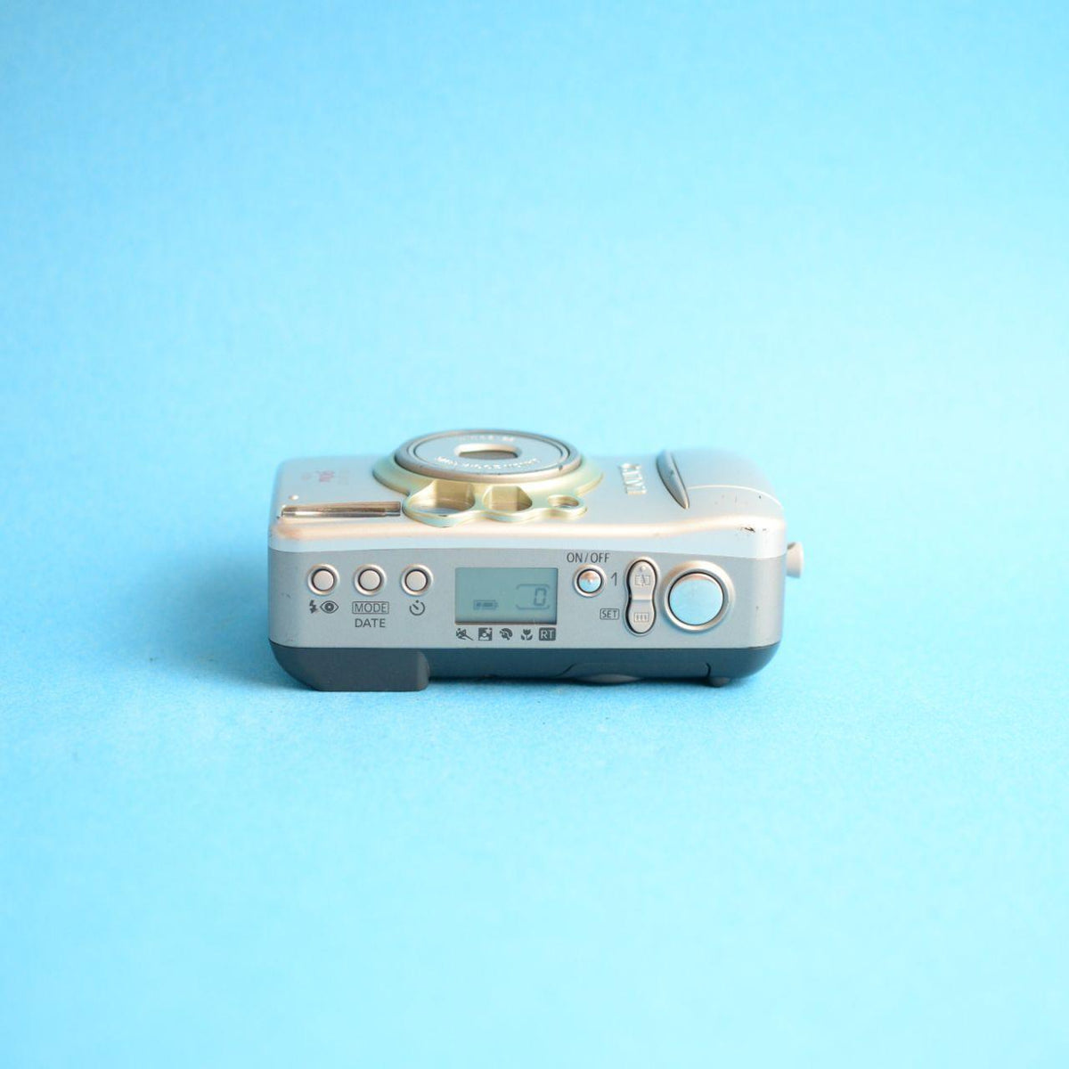 Canon Sure Shot 90u Film Camera | 35mm Point & Shoot | Tested & Working | Silver