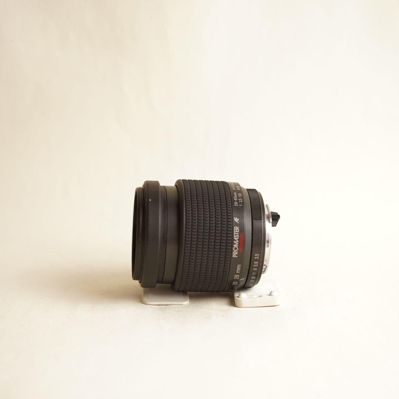 Promaster AF 28-80mm Zoom Lens | Pentax FA Mount | 35mm SLR Lens | Tested & Working | Black