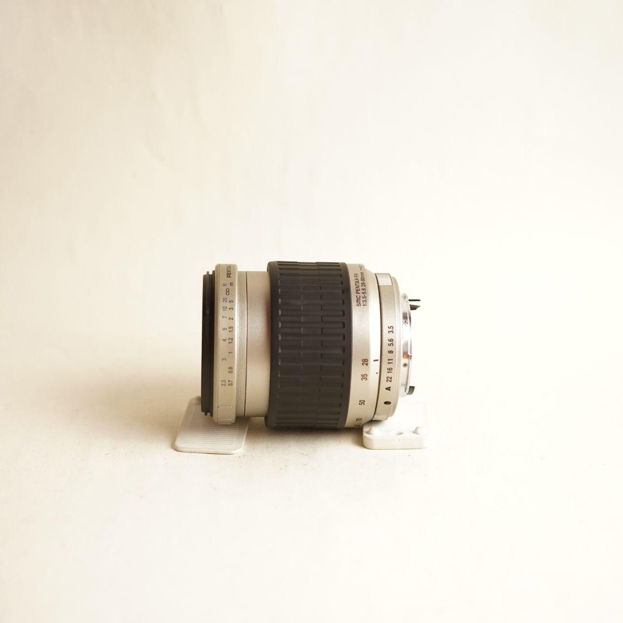 Pentax SMC Pentax-FA 28-80mm Zoom Lens | 35mm SLR Lens | Tested & Working | Tan & Black