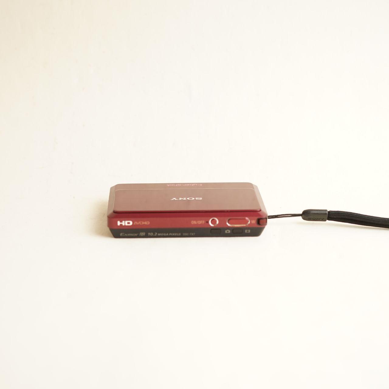 Sony Cyber-shot DSC-TX7 Digital Camera | 10.2MP | Tested & Working | Red