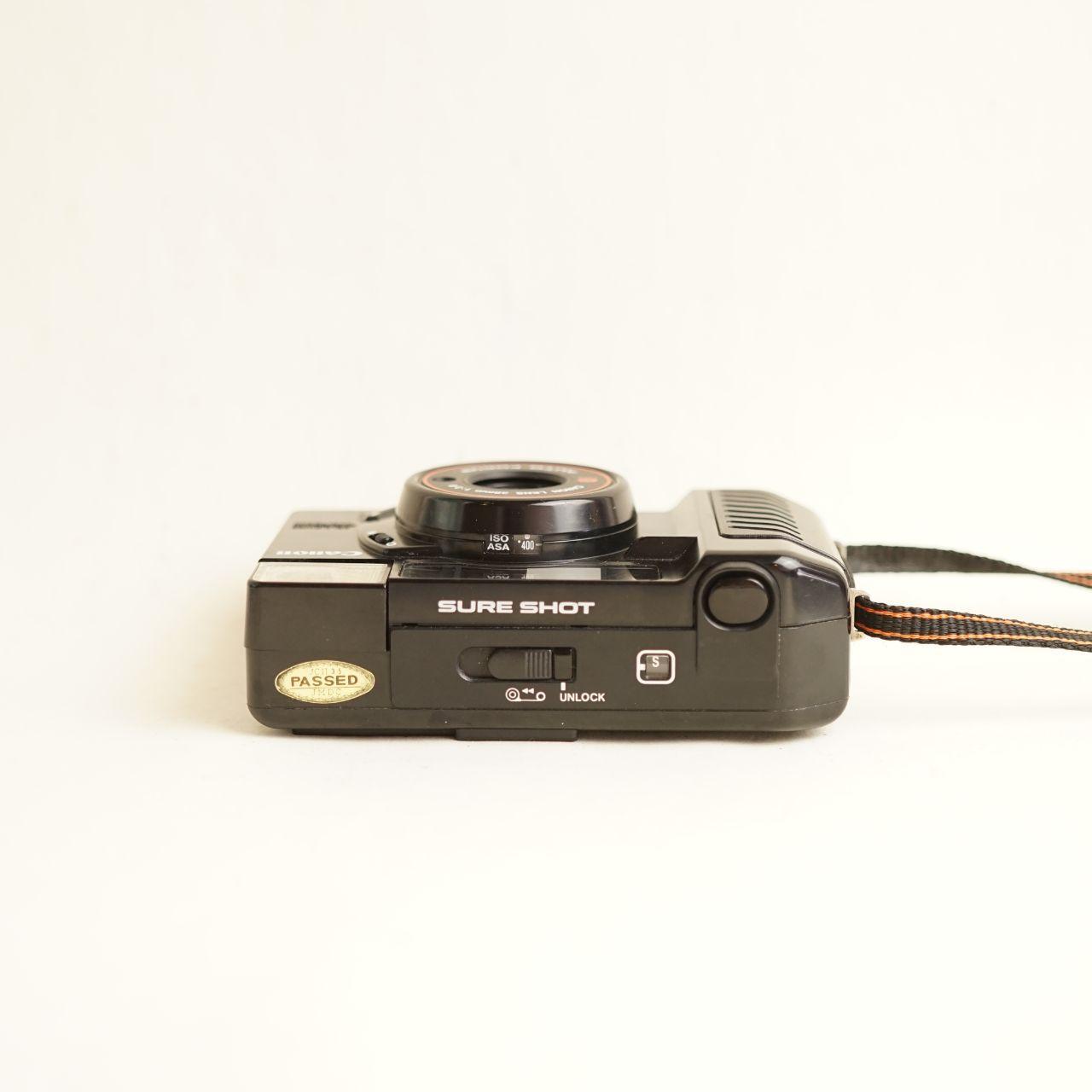 Canon Sure Shot (AF35M II) Film Camera | 35mm Point & Shoot | Read Description | Black