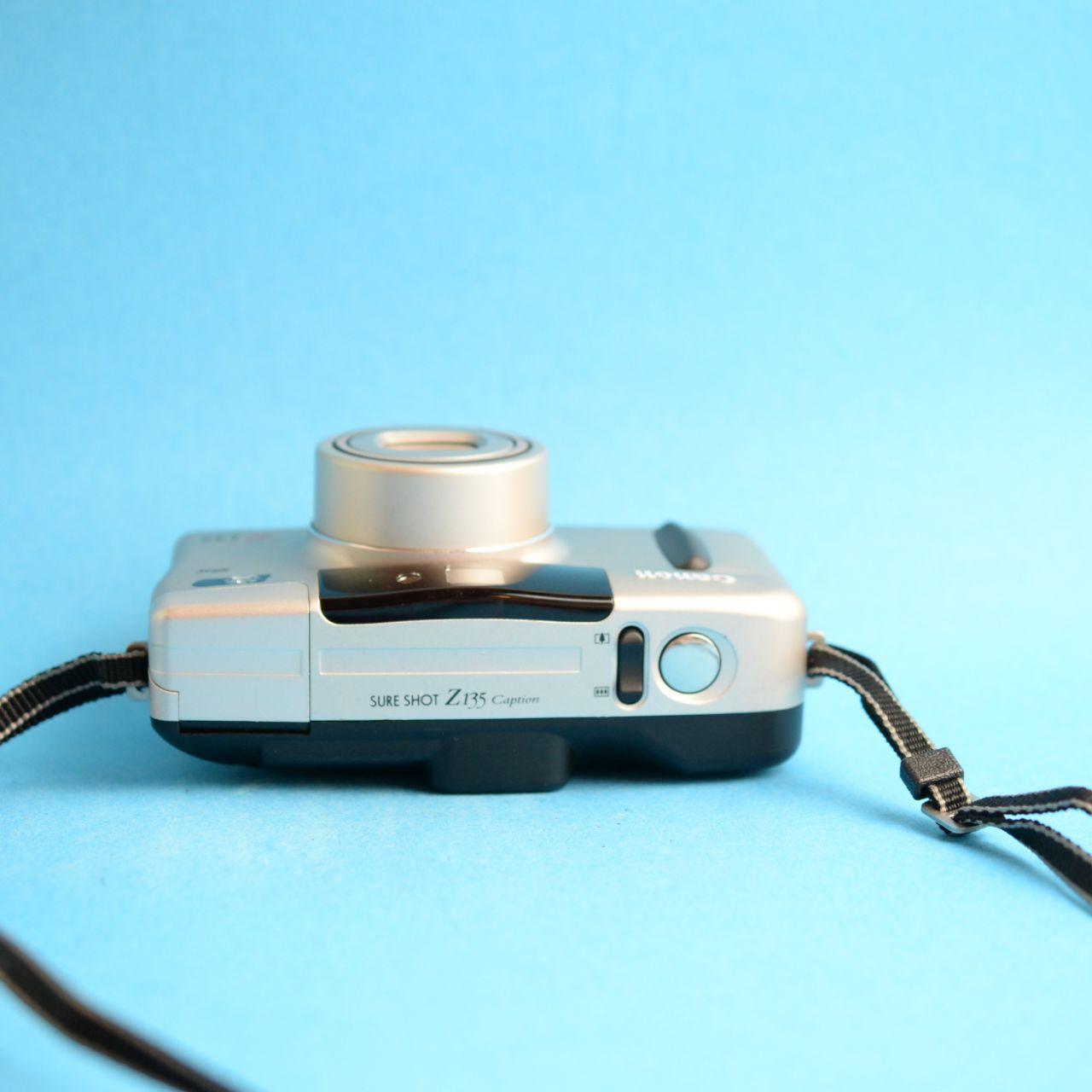 Canon Sure Shot Z135 Caption Film Camera | 35mm Point & Shoot | Tested & Working | Silver