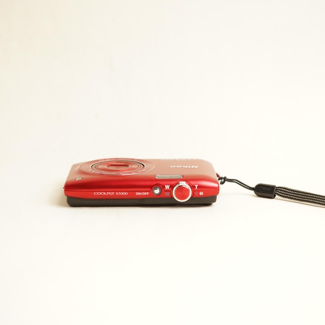 Nikon Coolpix S3300 Digital Camera | 16MP | Tested & Working | Red