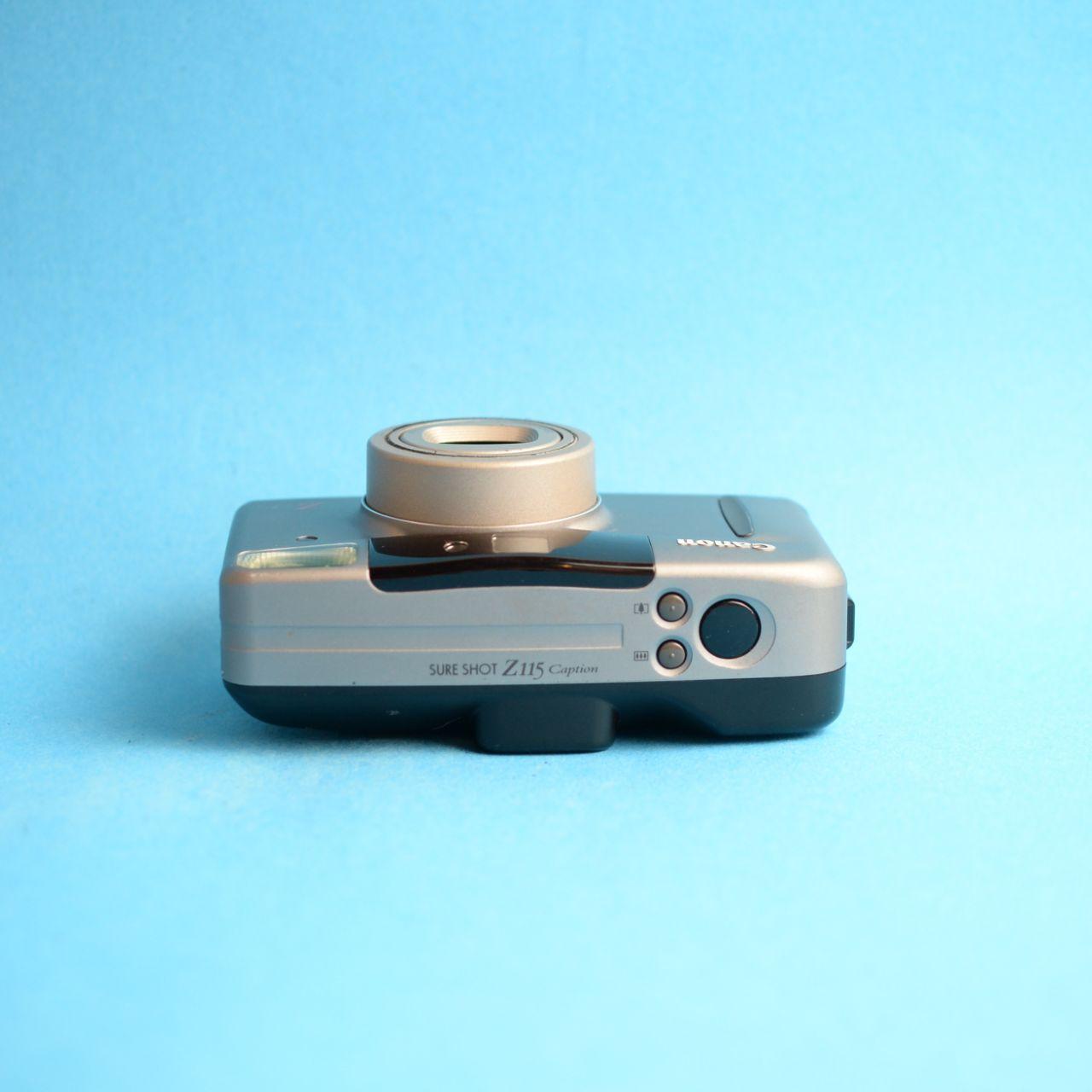 Canon Sure Shot Z115 Caption Film Camera | 35mm Point & Shoot | Tested & Working | Silver