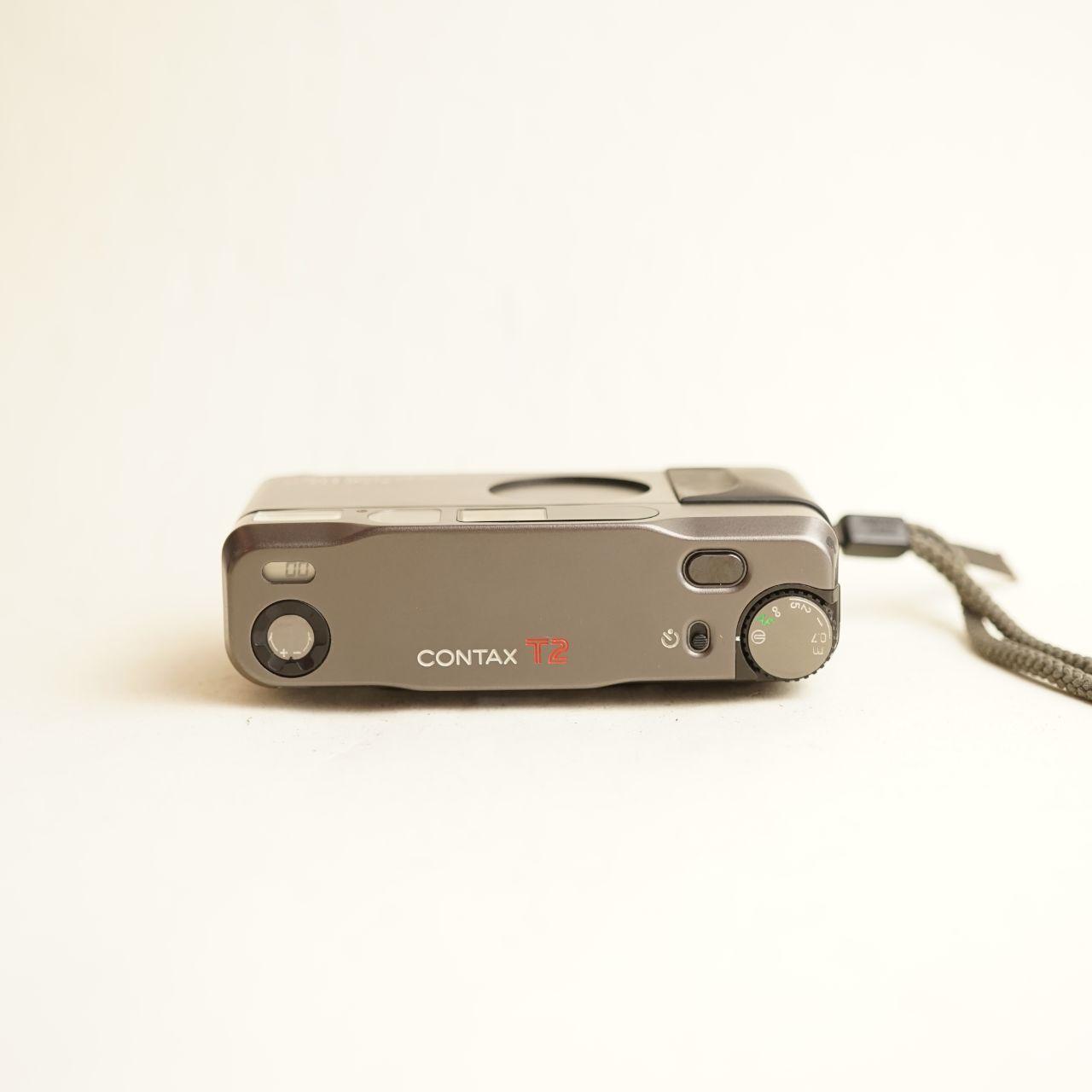 Contax T2 Film Camera | 35mm Point & Shoot | Tested & Working | Grey