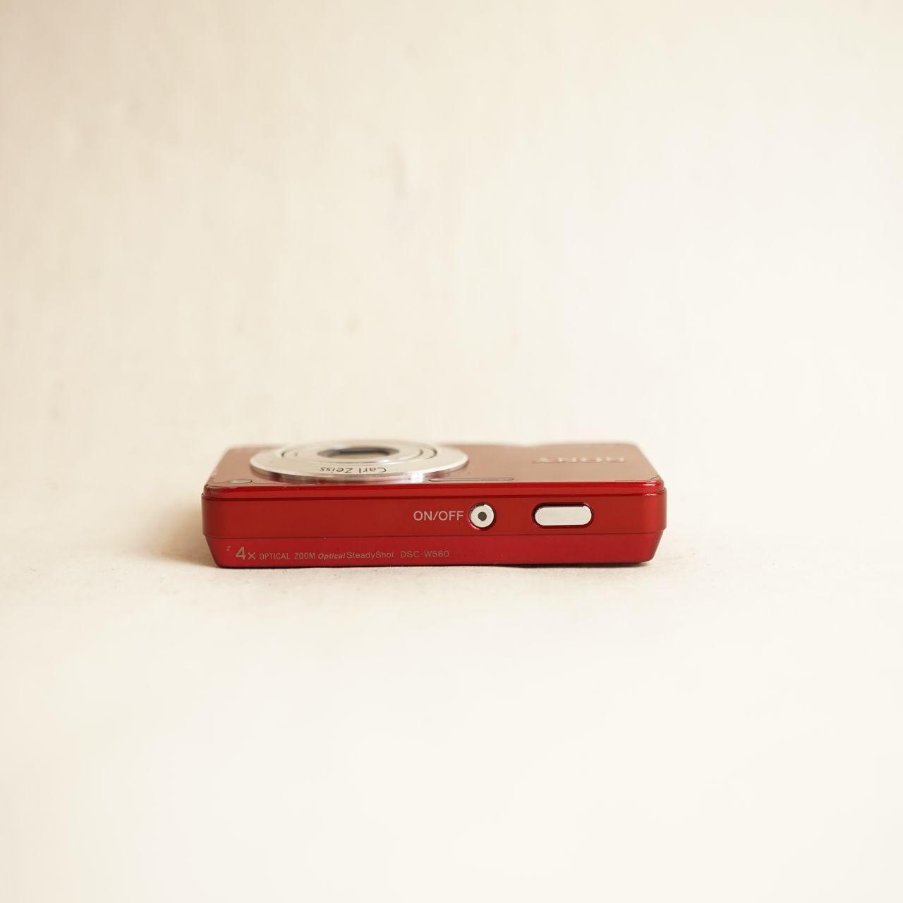 Sony Cyber-shot DSC-W560 Digital Camera | 14.1MP | Read Description | Red