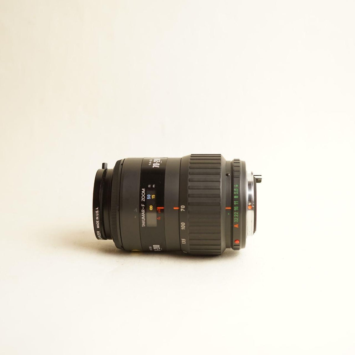 Takumar-F Zoom 70โ210mm f/4โ5.6 Lens | Pentax K Mount | Tested & Working | Black