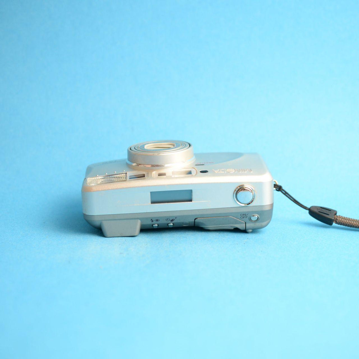 Minolta Freedom Zoom 125 Film Camera | 35mm Point & Shoot | Tested & Working | Silver