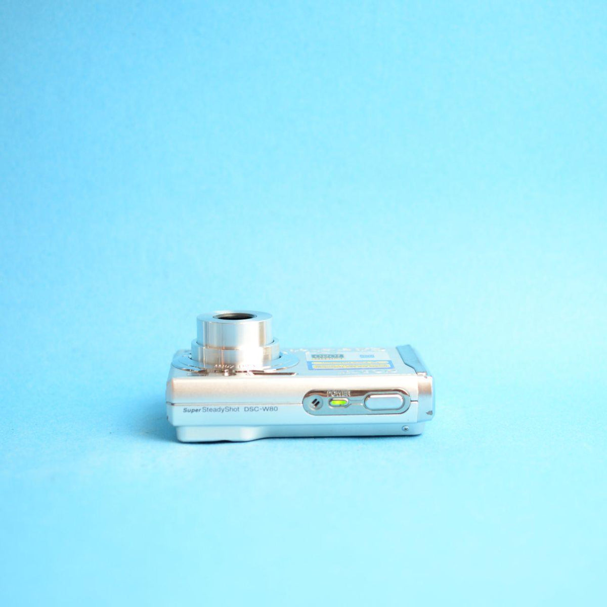 Sony Cyber-shot DSC-W80 Digital Camera | 7.2MP | Tested & Working | Silver