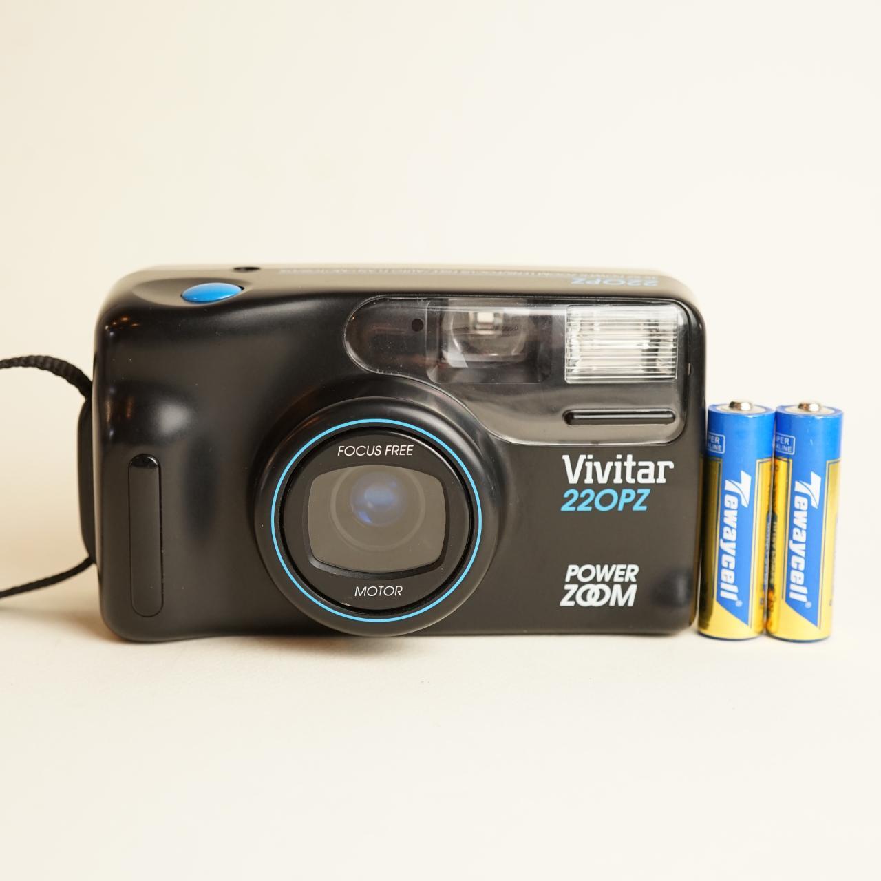 Vivitar 220PZ Film Camera | 35mm Point & Shoot | Read Description | Black