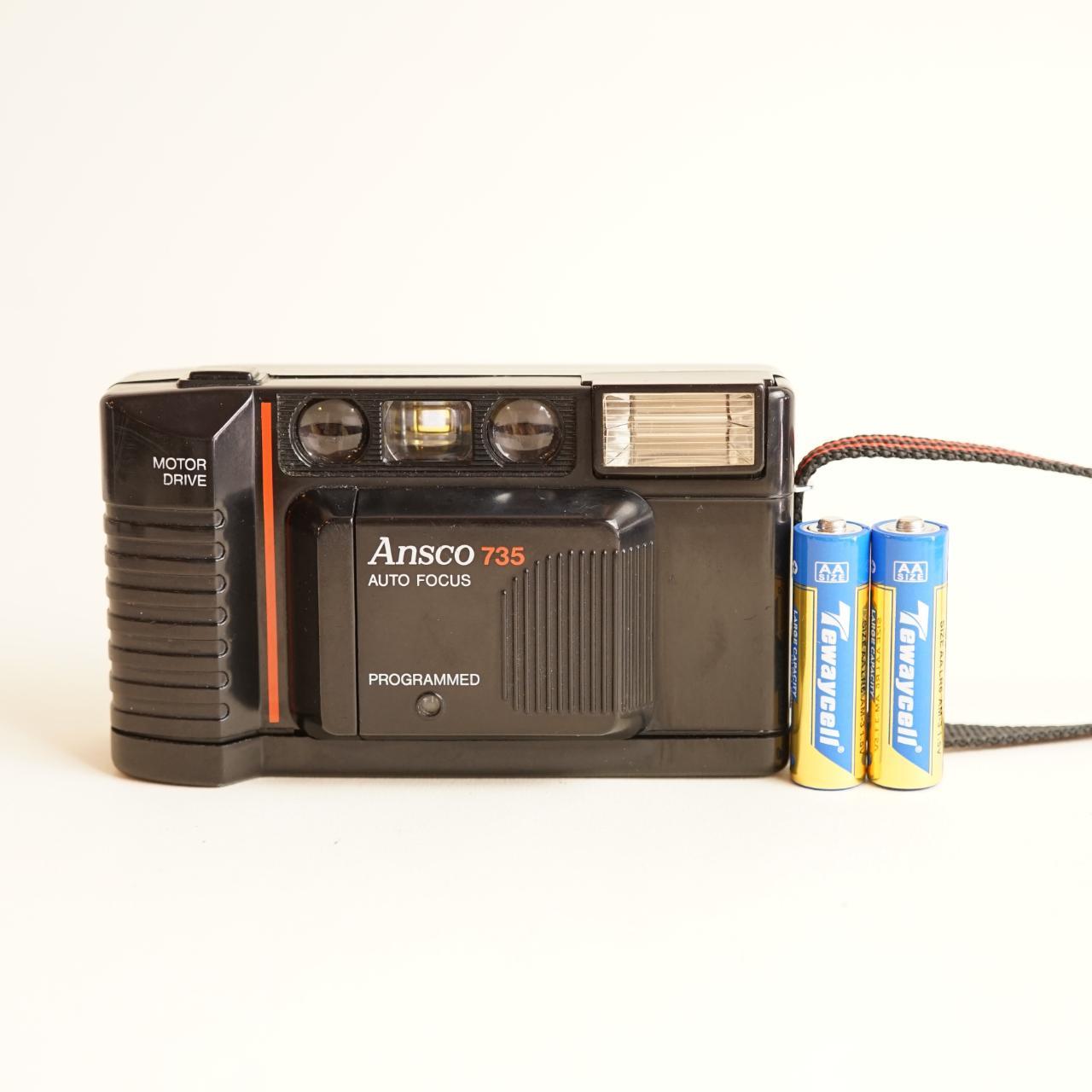 Ansco 735 Film Camera | 35mm Point & Shoot | Tested & Working | Black