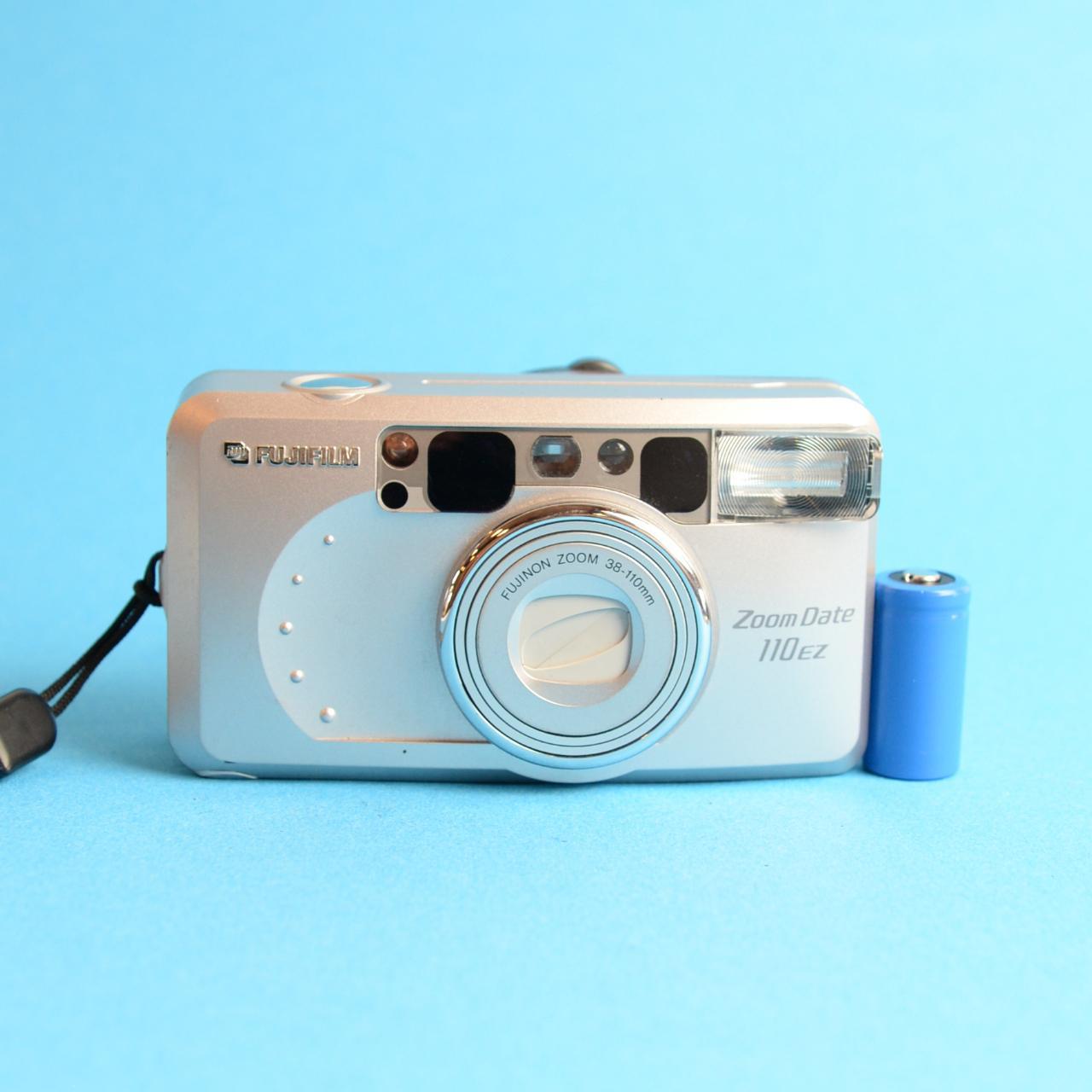 Fujifilm Zoom Date 110 EZ Film Camera | 35mm Point & Shoot | Tested & Working | Silver