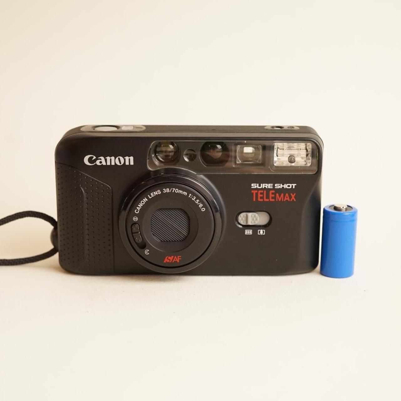 Canon SureShot TeleMax | 35mm Film Camera | Tested & Working | Black