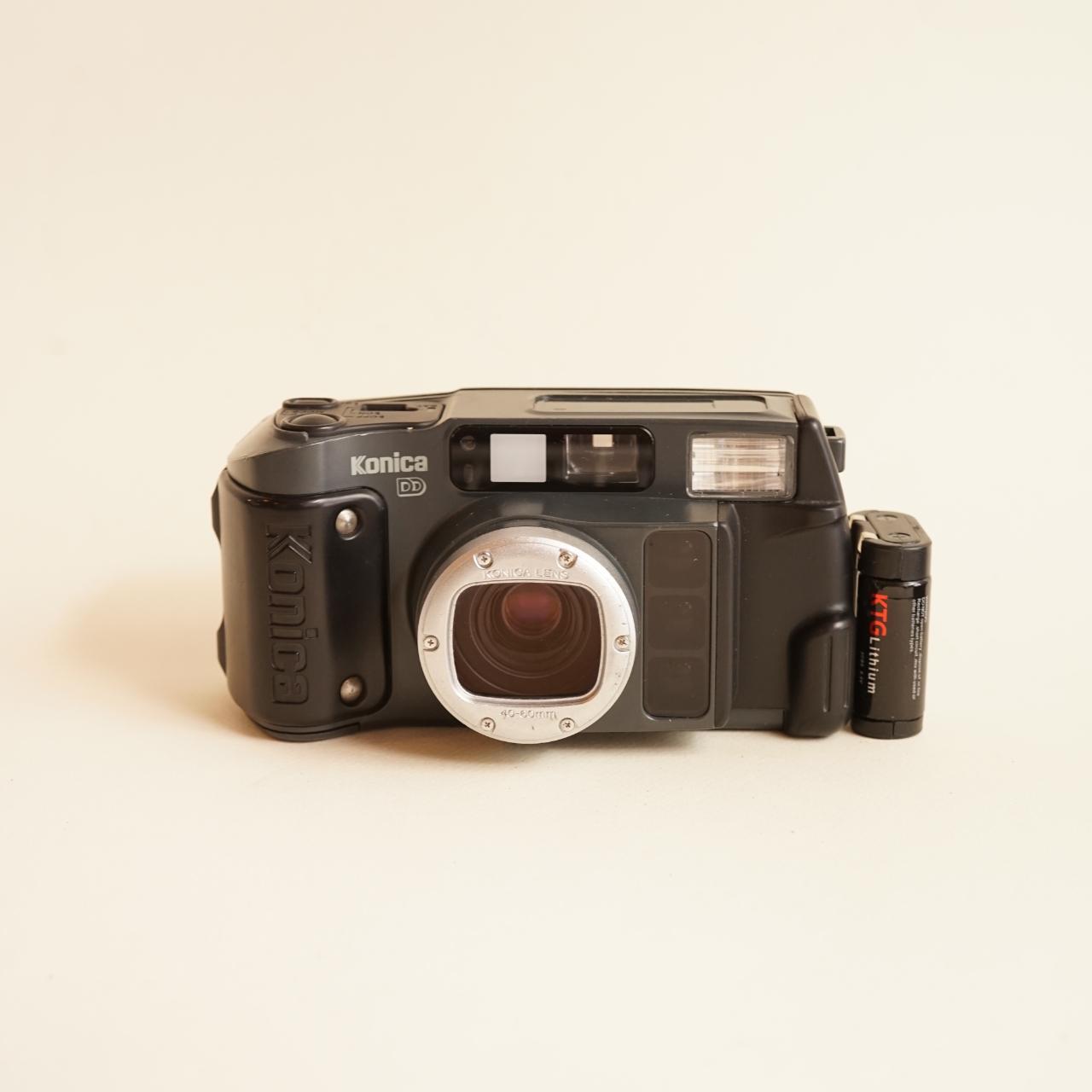 Konica Genba Kantoku DD Film Camera | 35mm Point & Shoot | Tested & Working | Grey
