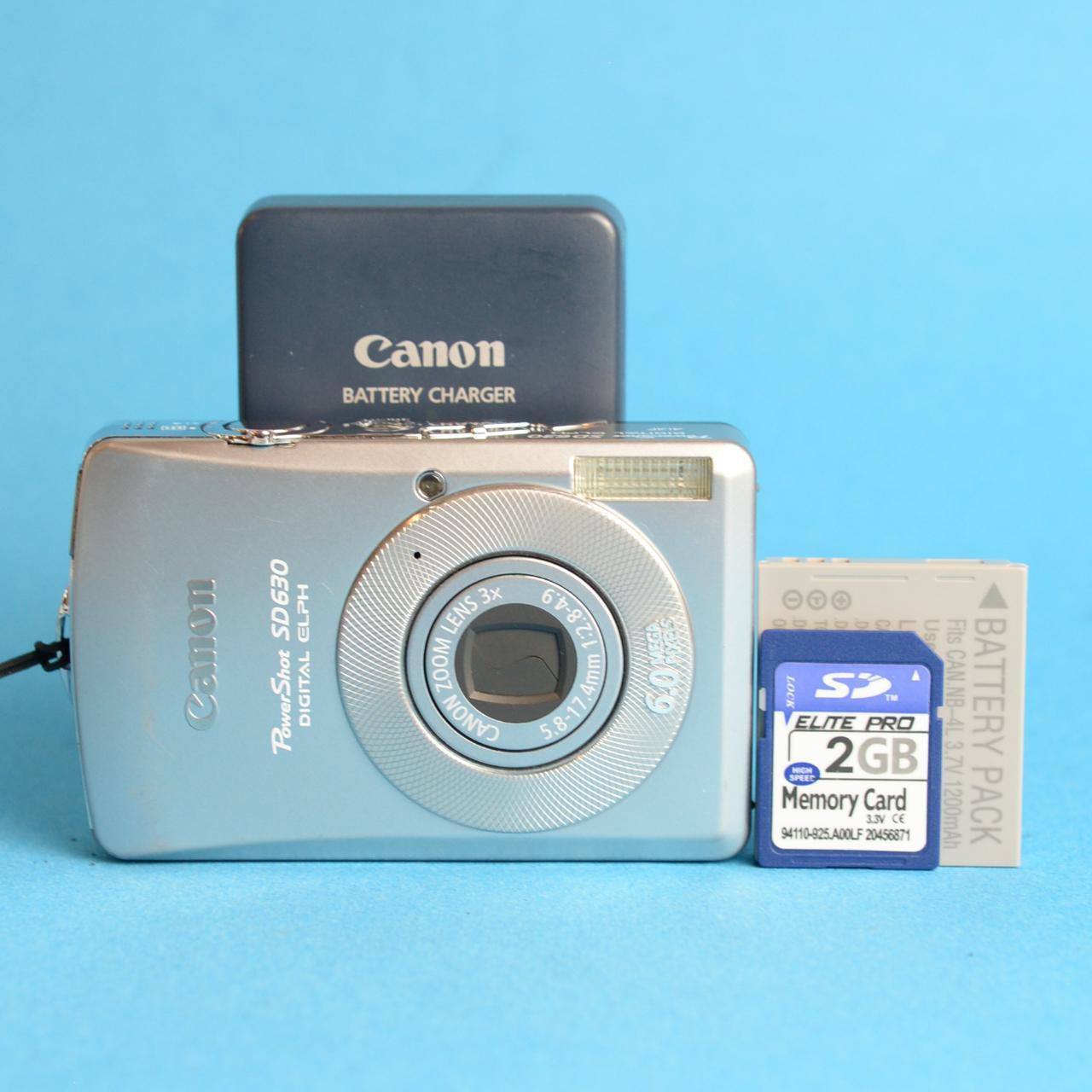 Canon PowerShot SD630 Digital Camera | 6.0 MP | Tested & Working | Silver