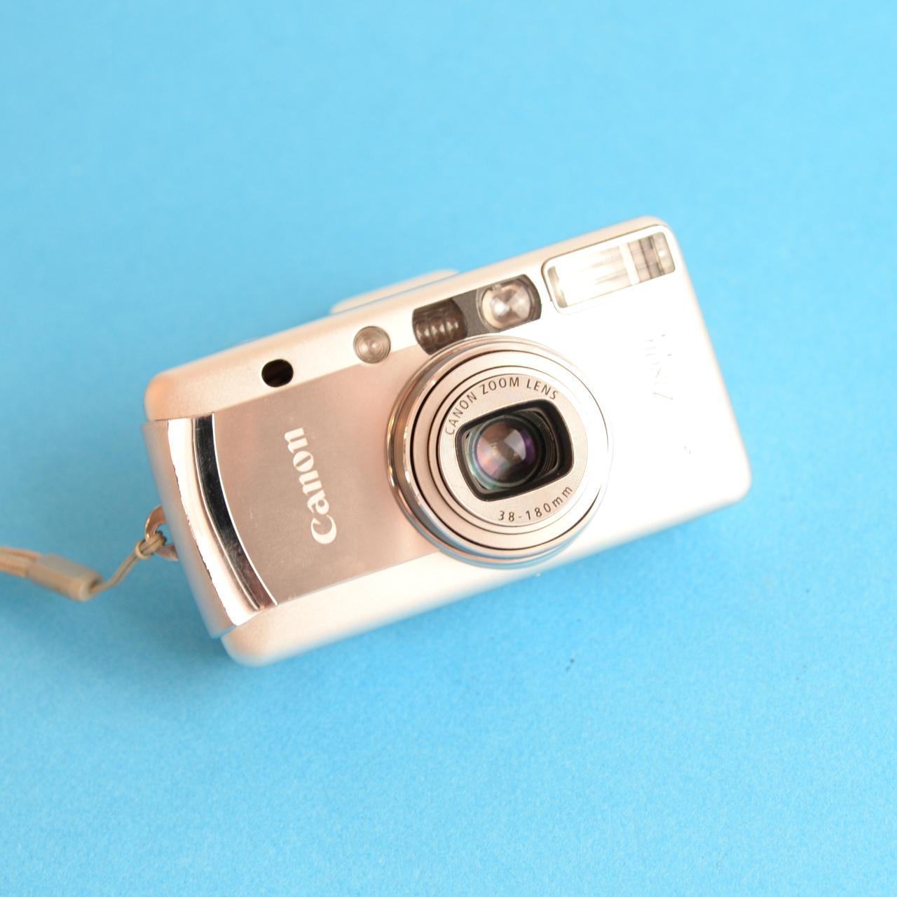 Canon Sure Shot Z180u Film Camera | 35mm Point & Shoot | Tested & Working | Silver