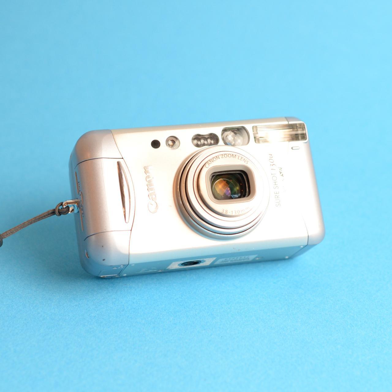 Canon SureShot 130u | 35mm Point & Shoot Film Camera | Tested & Working | Silver