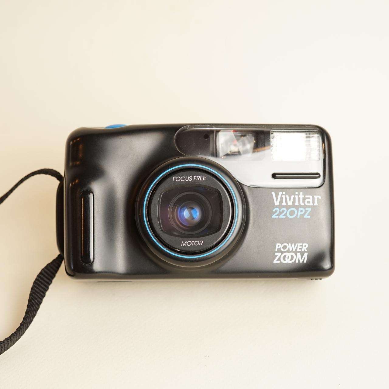 Vivitar 220PZ Film Camera | 35mm Point & Shoot | Read Description | Black