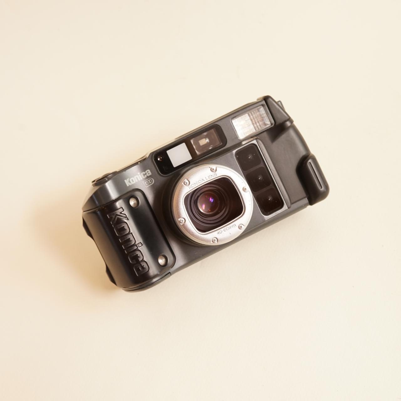Konica Genba Kantoku DD Film Camera | 35mm Point & Shoot | Tested & Working | Grey