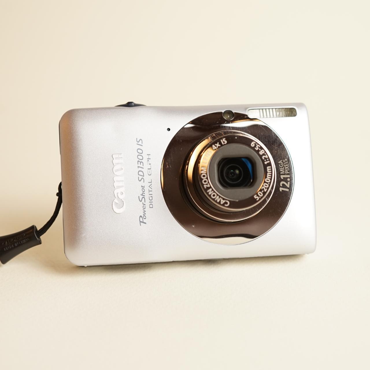Canon PowerShot SD1300 IS Digital Camera | 12.1MP | Tested & Working | Grey