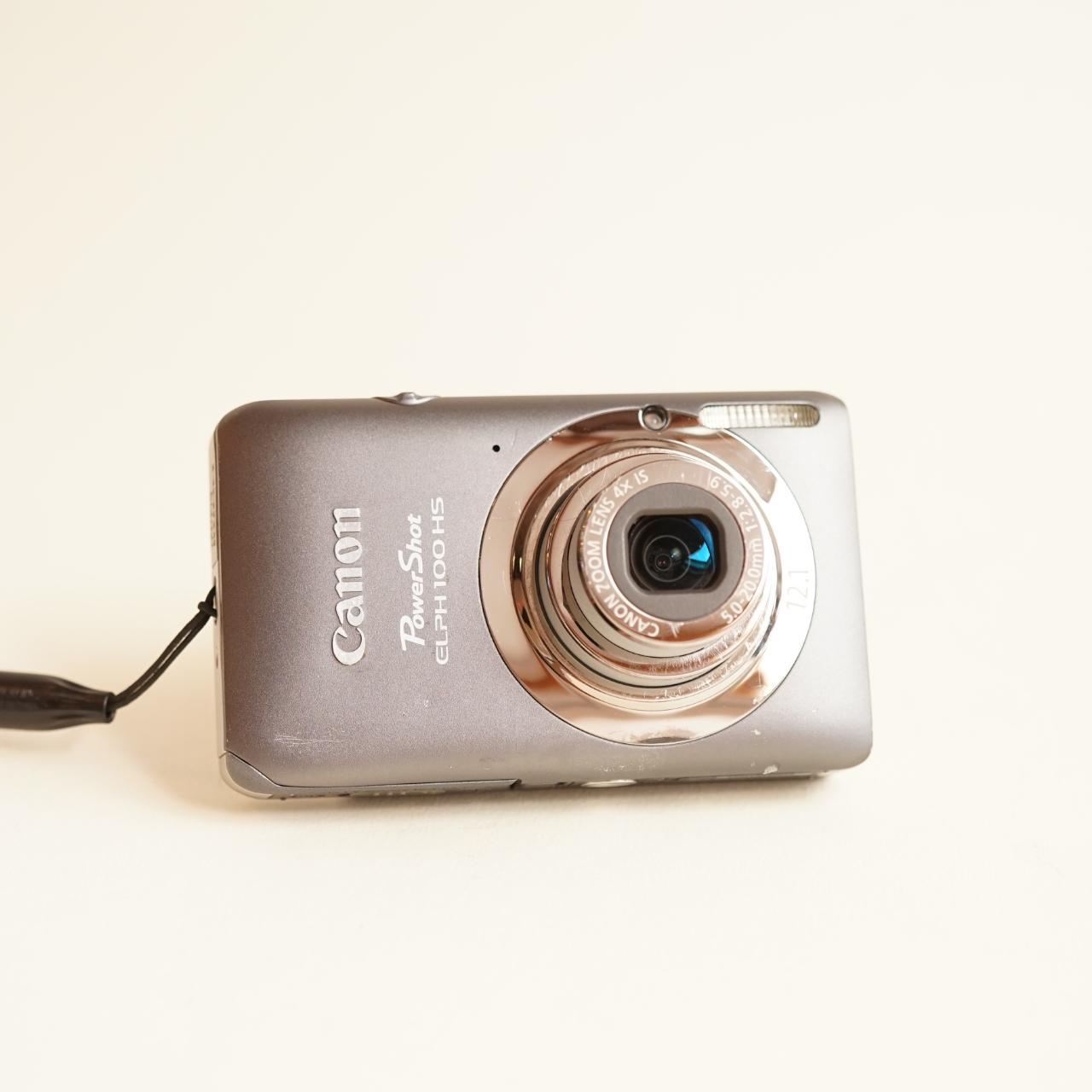 Canon PowerShot ELPH 100 HS Digital Camera | 12.1MP | Read Description | Grey