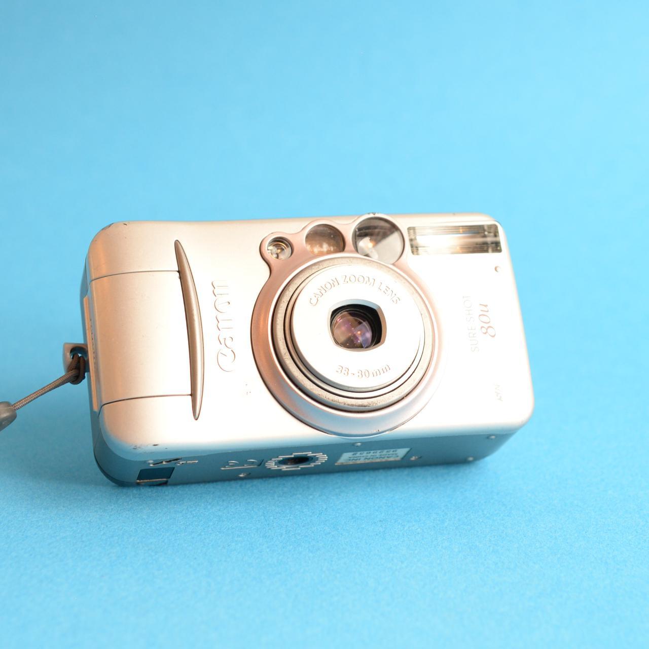 Canon SureShot 80u Film Camera | 35mm Point & Shoot | Tested & Working | Silver