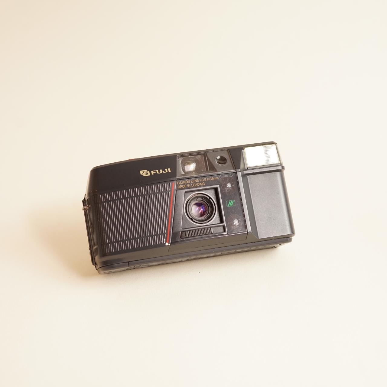Fujifilm DL-150 Date Film Camera | 35mm Point & Shoot | Tested & Working | Black