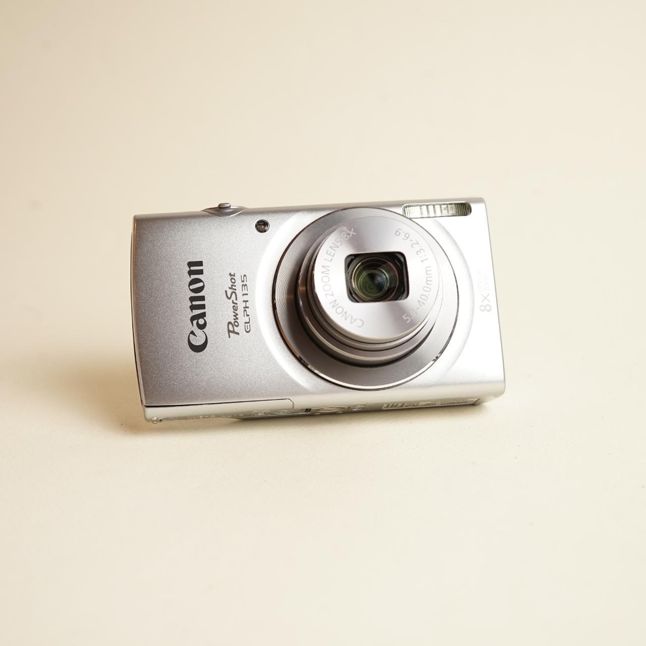 Canon PowerShot ELPH 135 Digital Camera | 16MP | Tested & Working | Silver