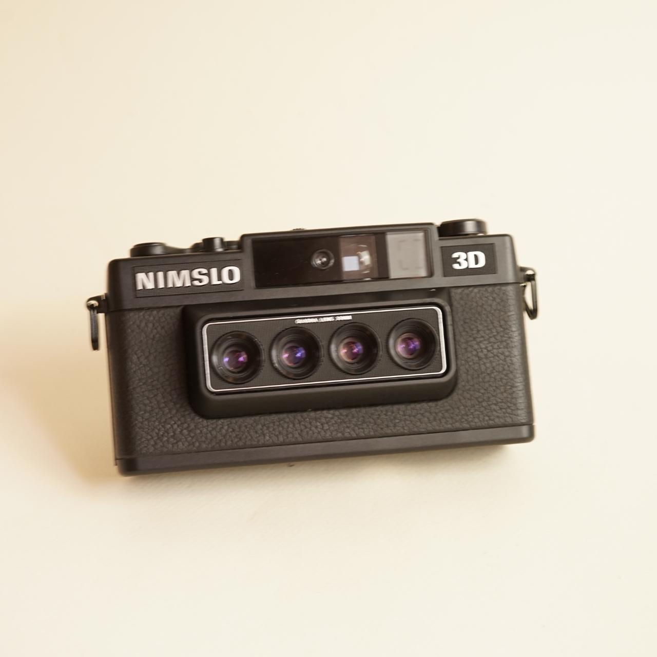 Nimslo 3D Film Camera | 35mm Point & Shoot | Tested & Working | Black