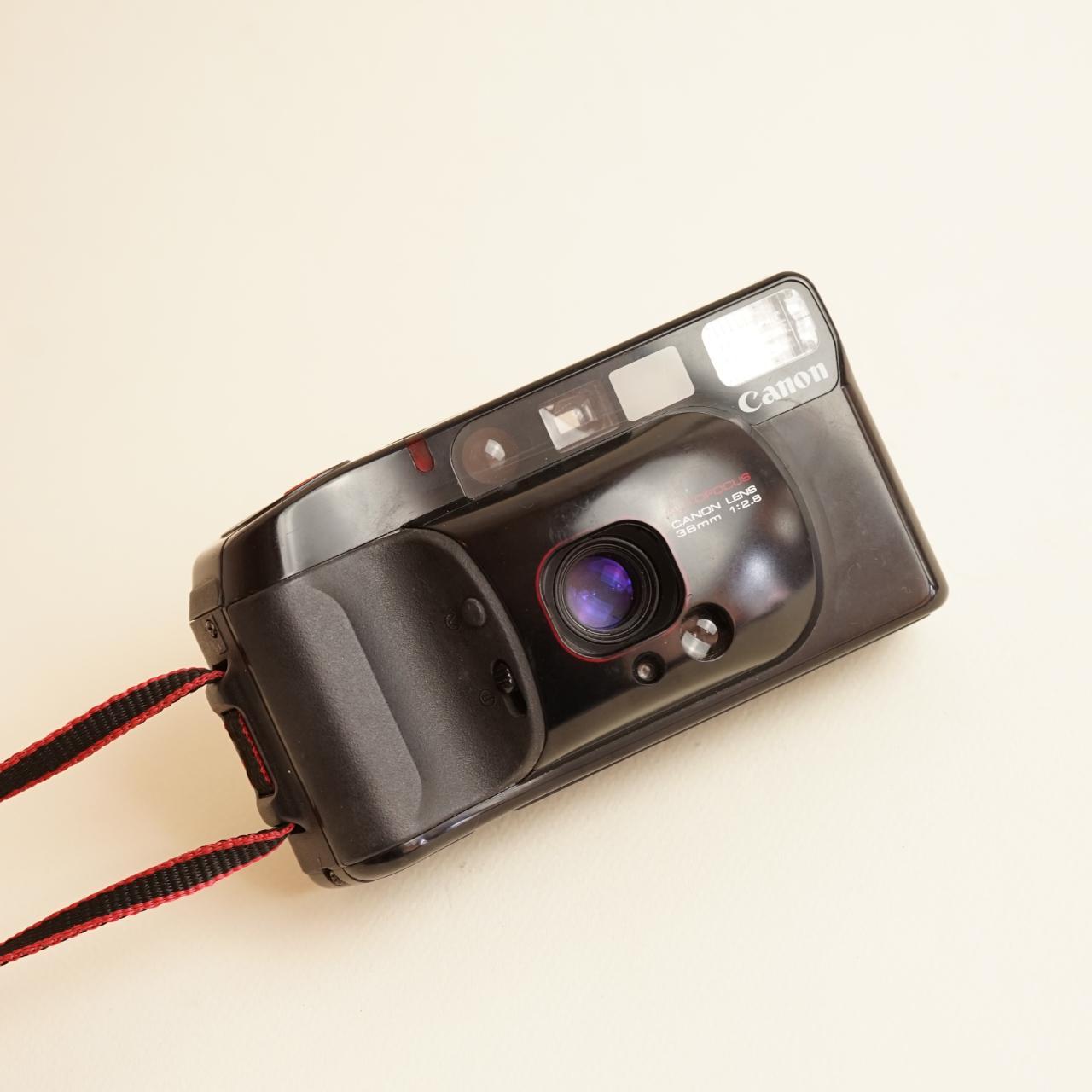 Canon SureShot Supreme Film Camera | 35mm Point & Shoot | Tested & Working | Black