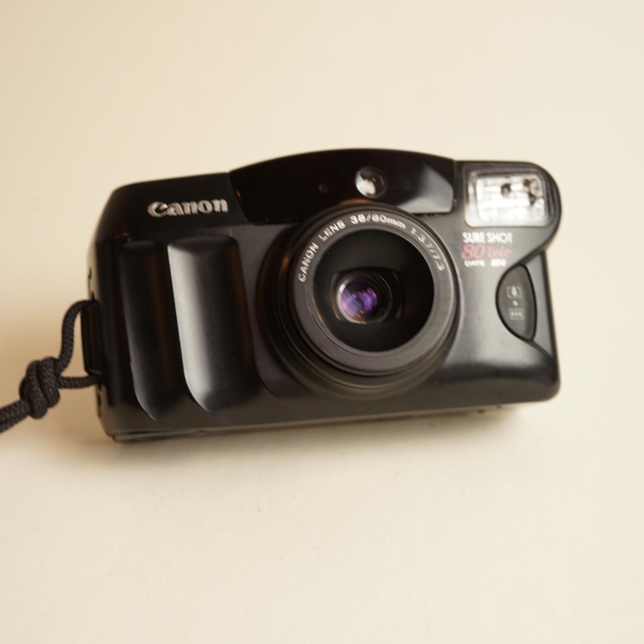 Canon SureShot 80 Tele | 35mm Point & Shoot | Tested & Working | Black