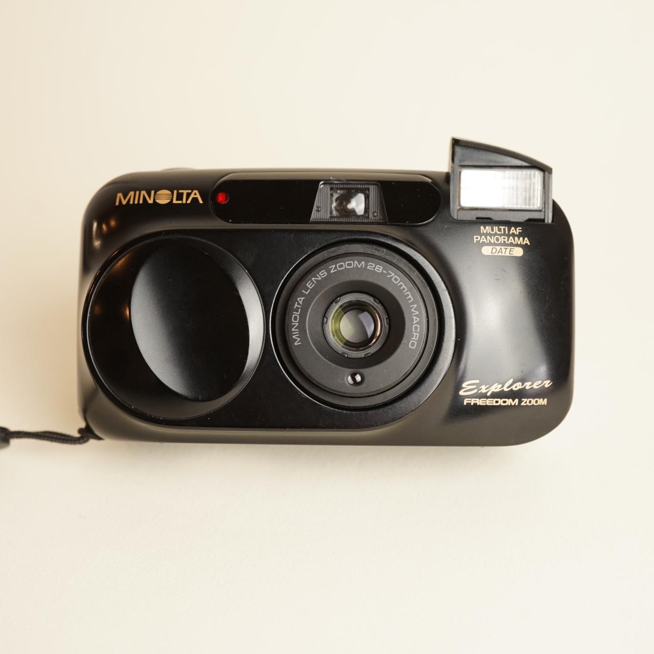 Minolta Explorer Freedom Zoom Film Camera | 35mm | Tested & Working | Black