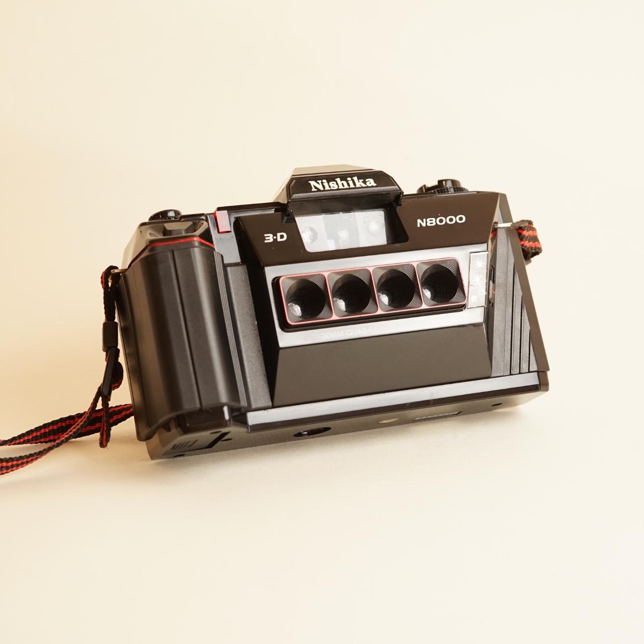 Nishika N8000 Film Camera | 35mm 3D Lenticular | Tested & Working | Black