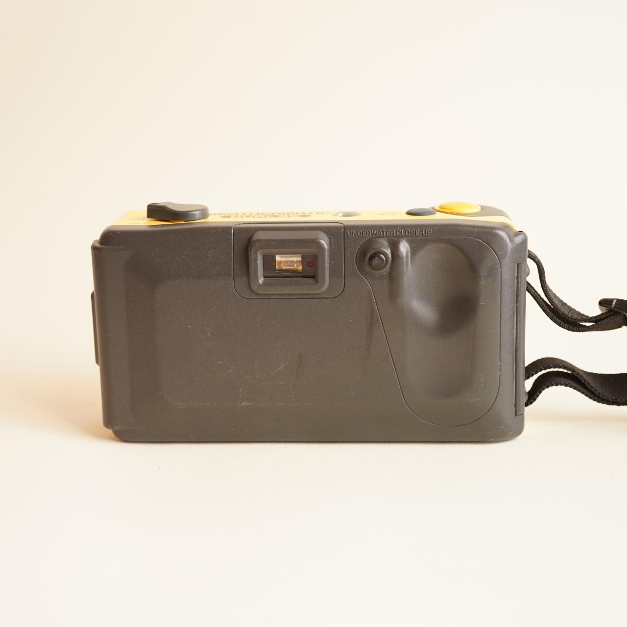 Minolta Weathermatic Dual 35 Film Camera | 35mm Waterproof Point & Shoot | Tested & Working | Yellow