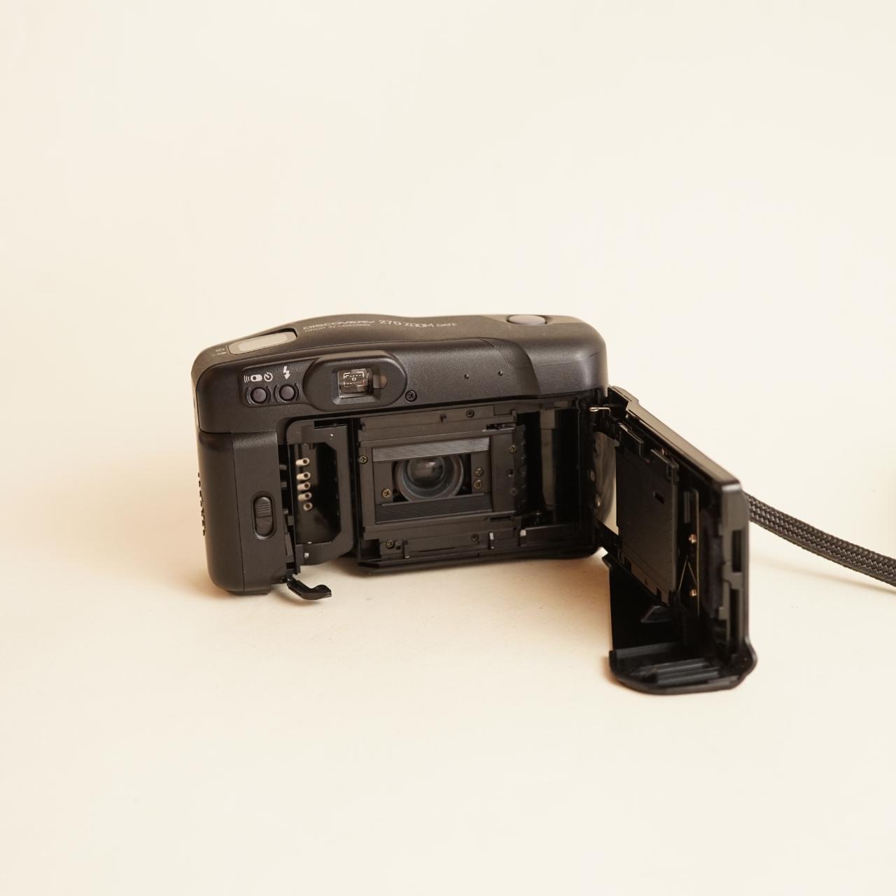 Fujifilm Discovery 270 Zoom Film Camera | 35mm Point & Shoot | Tested & Working | Black