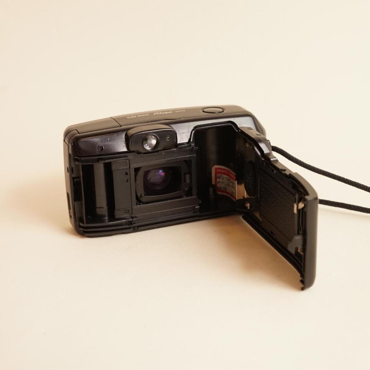 Canon SureShot 70 Zoom Film Camera | 35mm Point & Shoot | Tested & Working | Black