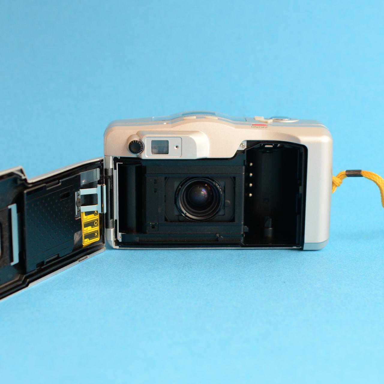 Samsung Maxima Zoom 130 GLM Film Camera | 35mm Point & Shoot | Tested & Working | Silver