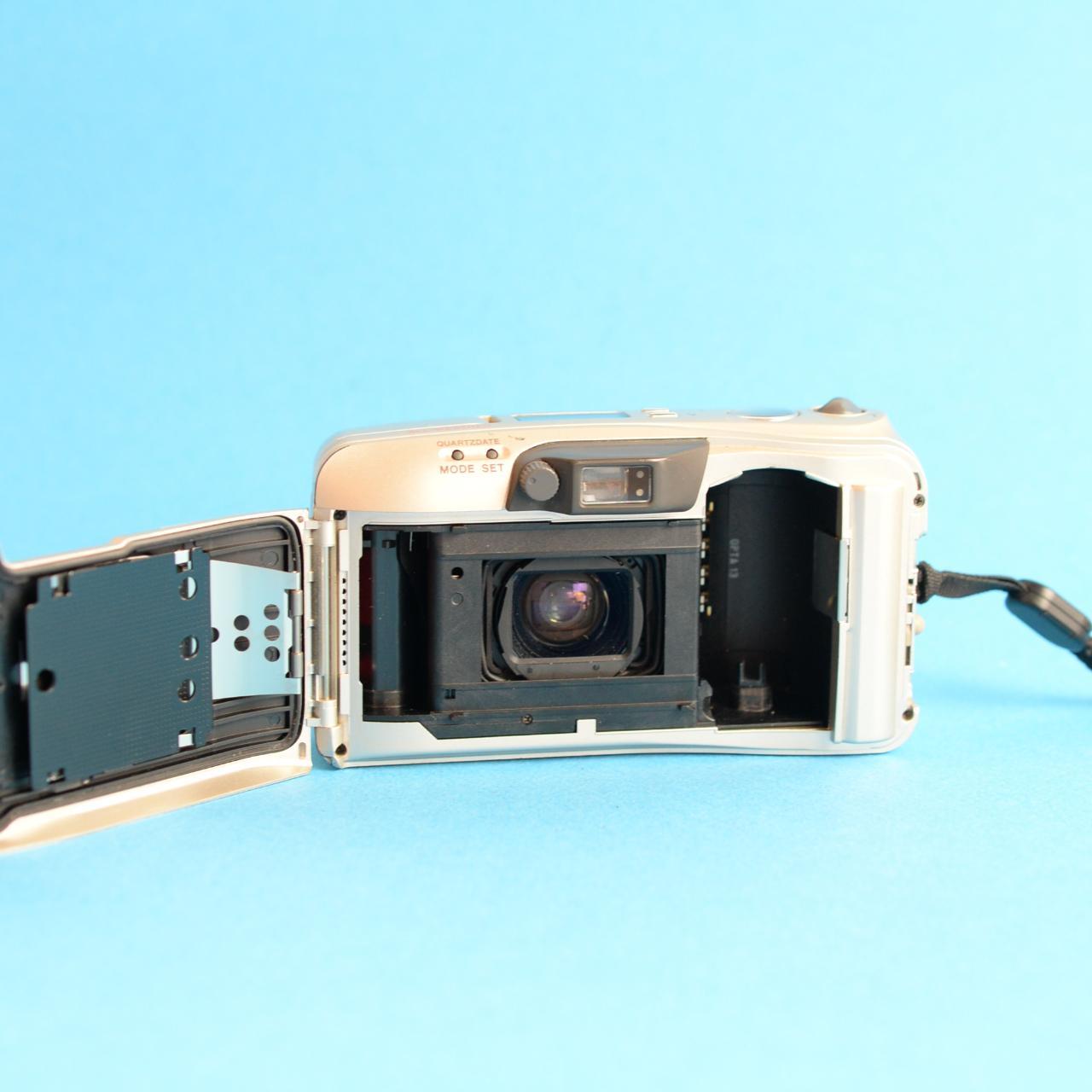 Olympus Stylus Zoom 140 | 35mm Film Camera | Tested & Working | Silver