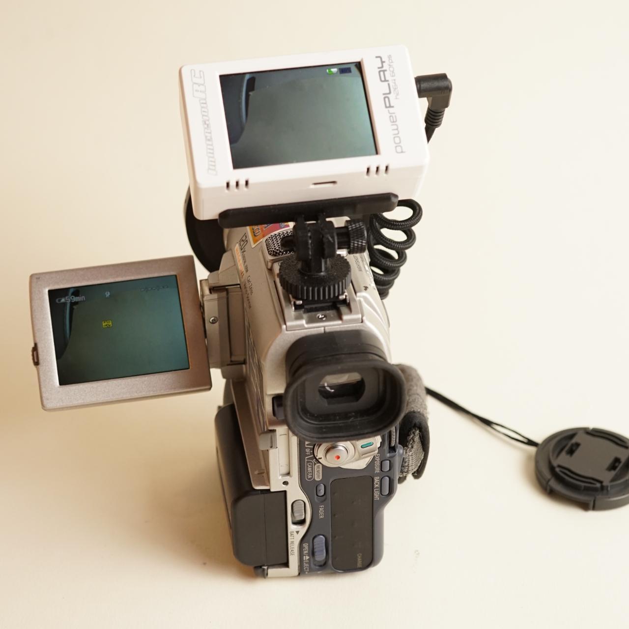 Sony Handycam DCR-PC100 Digital Camcorder with Tapeless Setup + Fisheye | Camcorder | Tested & Working | Silver