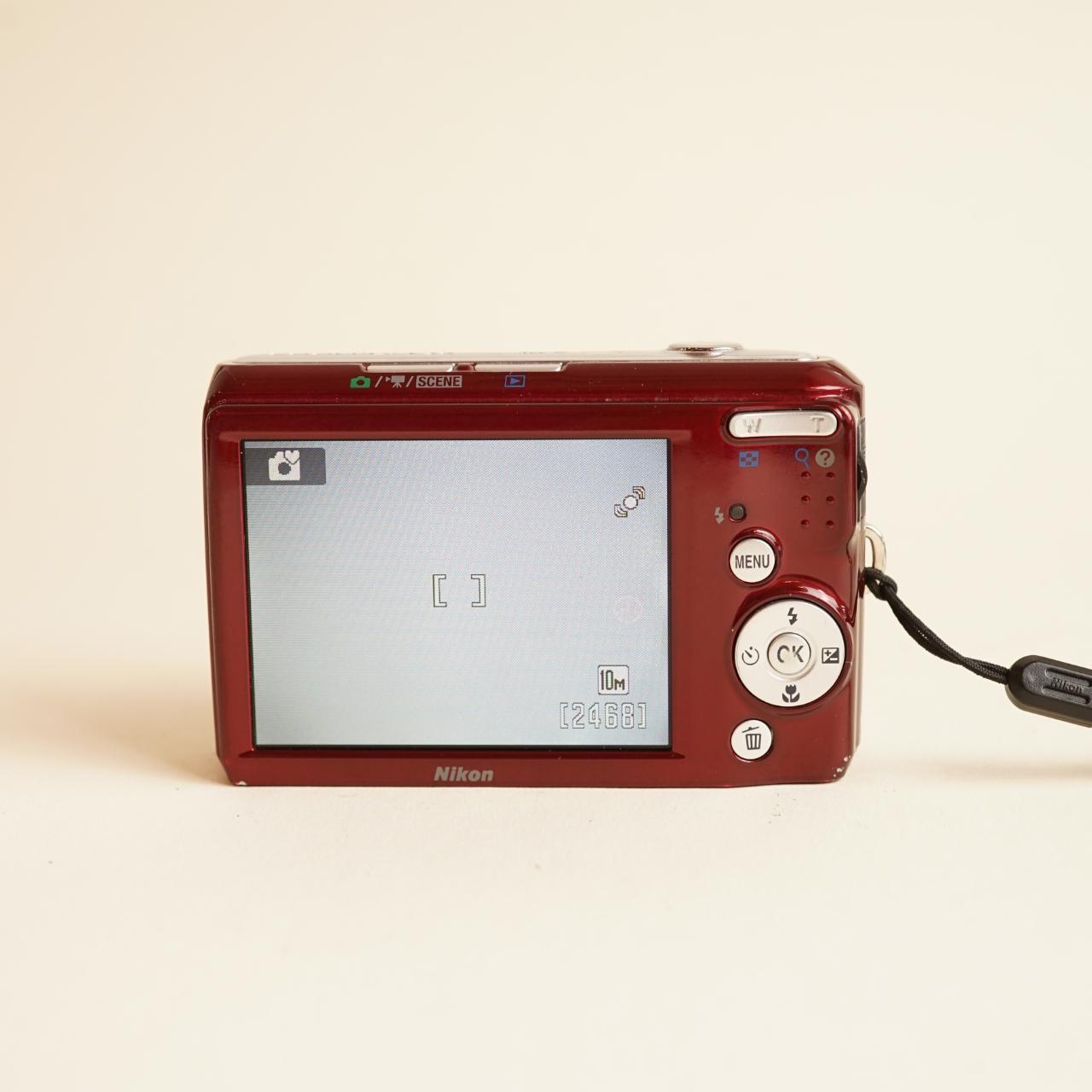 Nikon Coolpix L20 Digital Camera | 10MP | Tested & Working | Red
