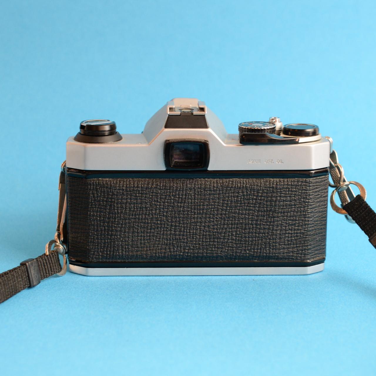 Pentax K1000 SLR Film Camera | 35mm Manual Focus | Tested & Working | Silver & Black