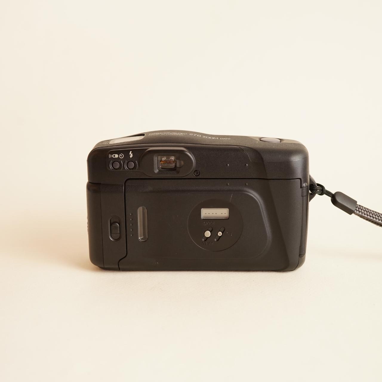 Fujifilm Discovery 270 Zoom Film Camera | 35mm Point & Shoot | Tested & Working | Black