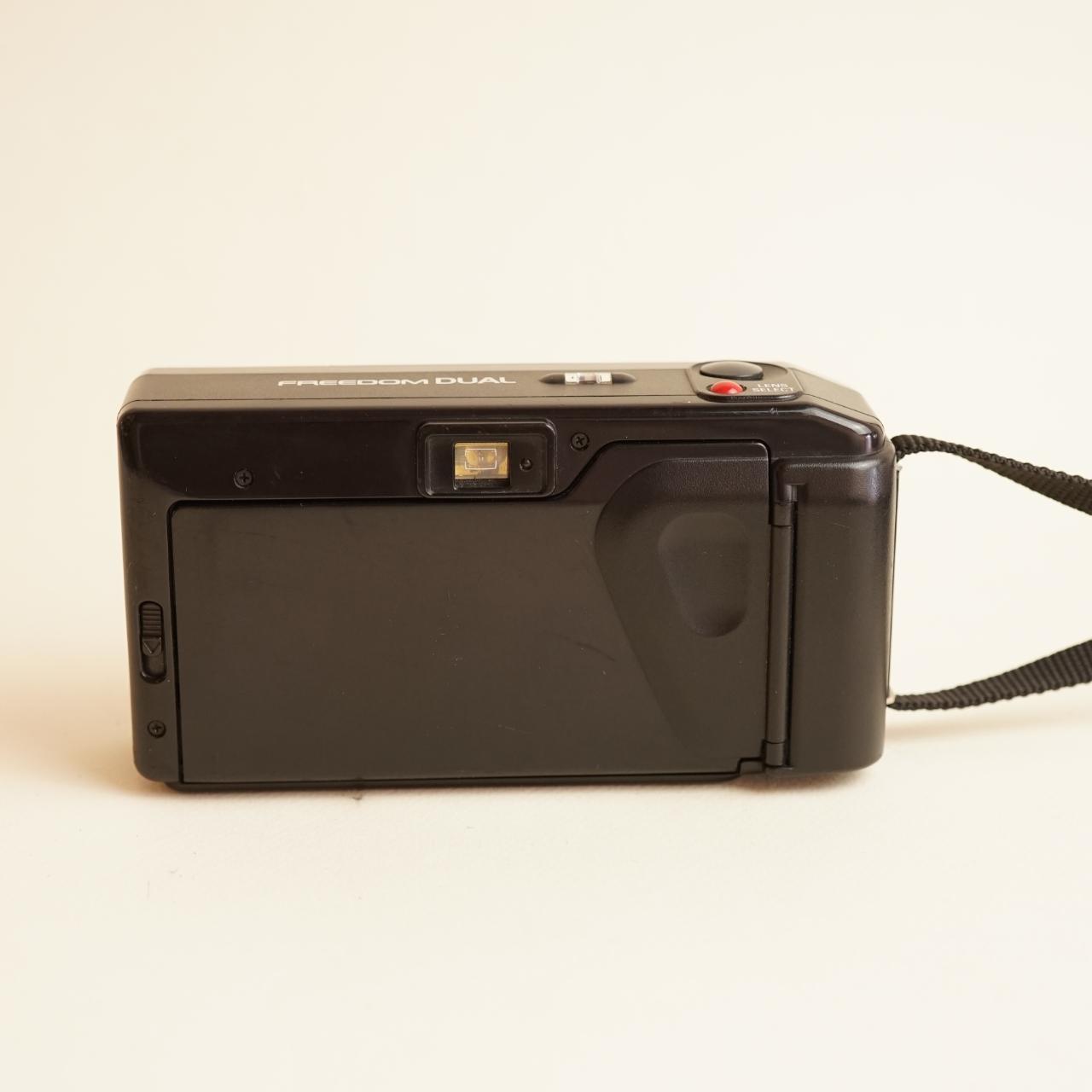 Minolta Freedom Dual Film Camera | 35mm Point & Shoot | Tested & Working | Black