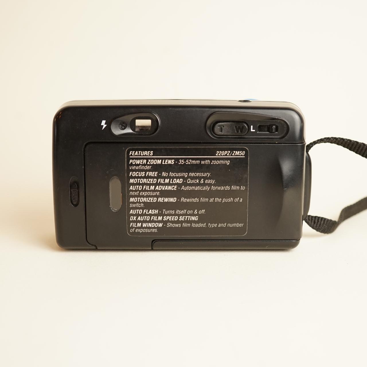 Vivitar 220PZ Film Camera | 35mm Point & Shoot | Read Description | Black