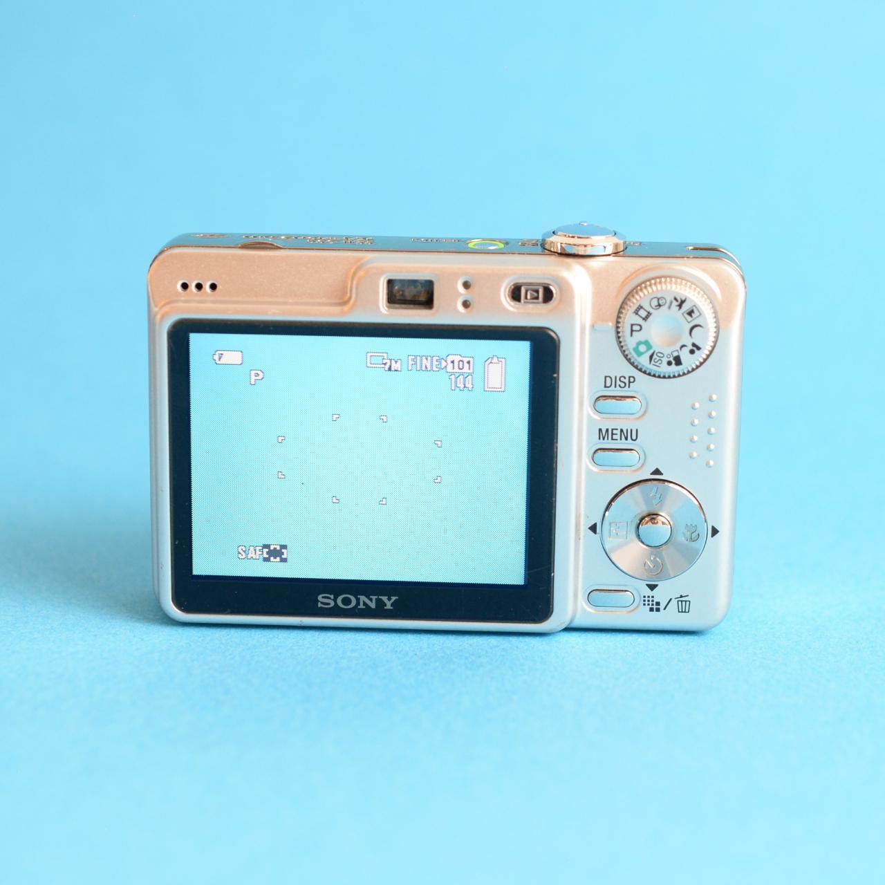 Sony Cyber-shot DSC-W55 Digital Camera | 7.2MP | Tested & Working | Silver