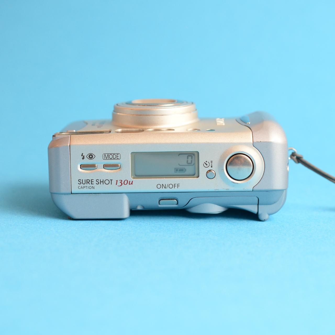 Canon SureShot 130u | 35mm Point & Shoot Film Camera | Tested & Working | Silver